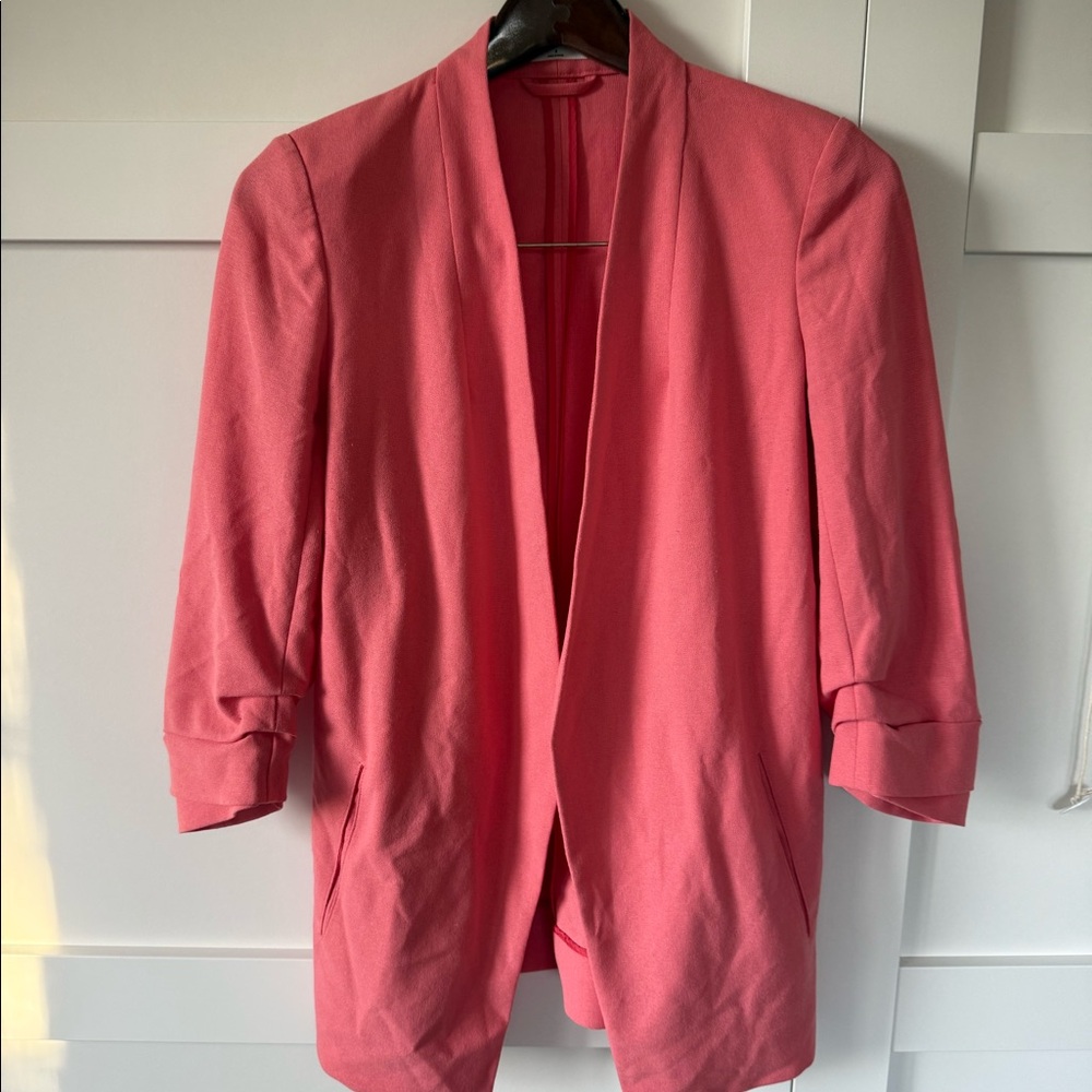Aritzia power blazer - peach